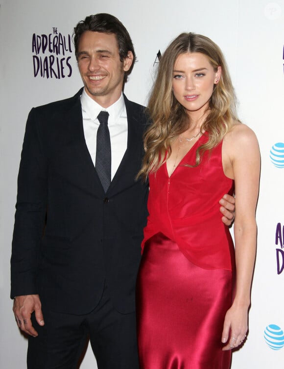 James Franco et Amber Heard à la première de The Adderall Diaries au cinéma The Arclight à Hollywood, le 12 avril 2016