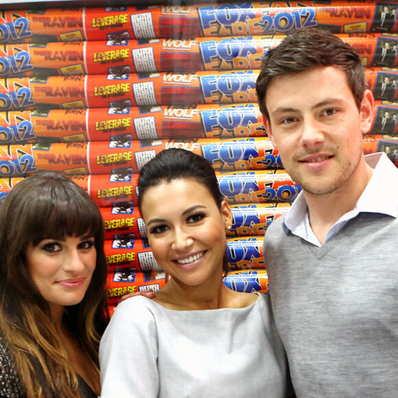Lea Michele, Naya Rivera et Cory Monteith à Comic-Con International de San Diego en 2012. 