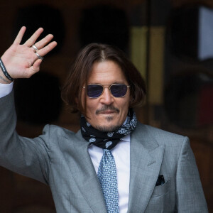 Johnny Depp arrive à la Royal Courts of Justice à Londres le 16 juillet 2020.16/07/2020 - London