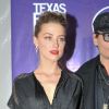 Amber Heard et son fiancé Johnny Depp - Personnalités à la cérémonie des "The Texas Film Hall of Fame Awards" à Austin, le 6 mars 2014.