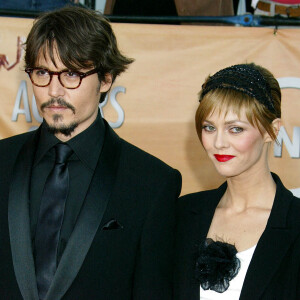 Johnny Depp et Vanessa Paradis - 11e cérémonie des Screen Actors Guild Awards à Los Angeles le 5 février 2005.