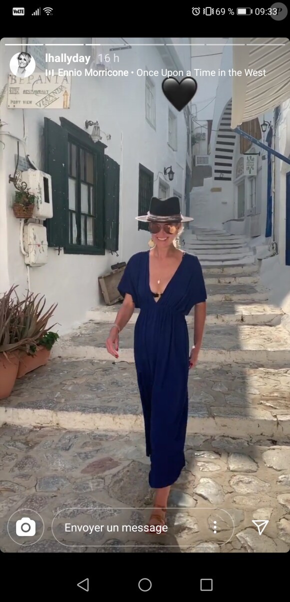 Laeticia Hallyday a partagé des images de son voyage en Grèce avec Pascal Balland sur Instagram le 7 juillet 2020.