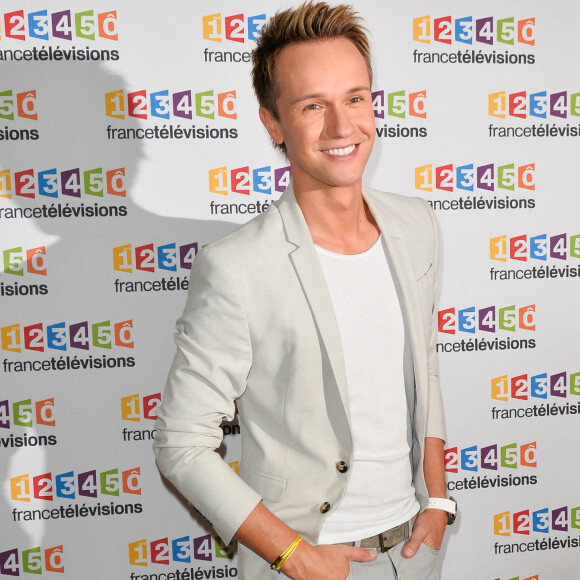 Cyril Féraud lors du photocall de la présentation de la nouvelle dynamique 2017-2018 de France Télévisions. Paris, le 5 juillet 2017. © Guirec Coadic/Bestimage