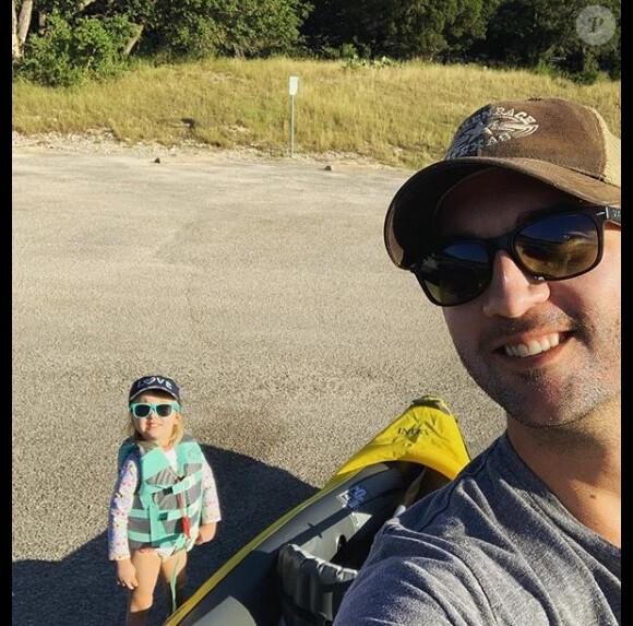 Clayton Gardner et sa fille sur Instagram. Le 12 juin 2020.