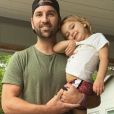 Clayton Gardner et sa fille sur Instagram. Le 9 avril 2020.