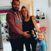 Claire ("L'amour est dans le pré 2015") enceinte de son deuxième enfant. Elle est en couple avec Sébastien et maman de Mathéo. Photo datant de 2020.