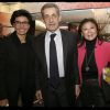 Exclusif - Rachida Dati et Jeanne d'Hauteserre - Nicolas Sarkozy a dédicacé son livre "Passions " dans le Salon Eisenhower du groupe Publicis à Paris. Le 20 décembre 2019. © Alain Guizard / Bestimage