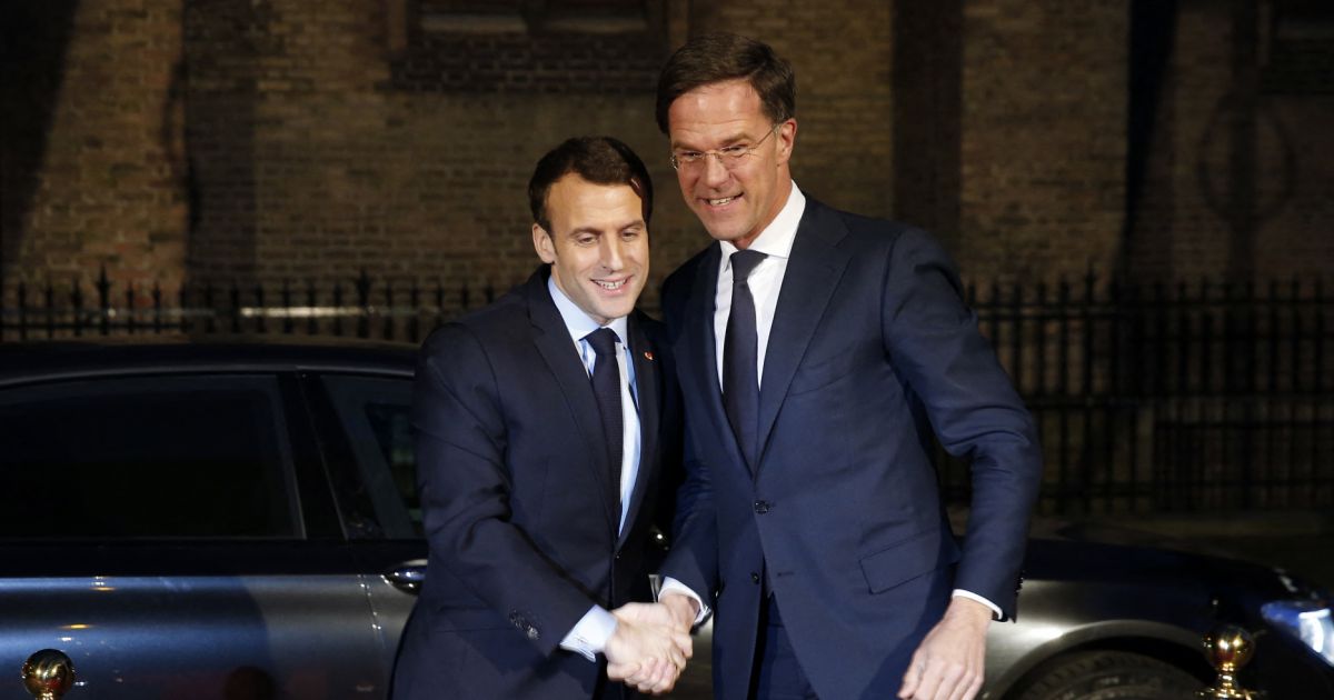 Le président de la République française Emmanuel Macron, en visite aux ...