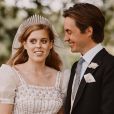 Mariage de la princesse Beatrice et Edoardo Mapelli Mozzi à Windsor, le 17 juillet 2020.