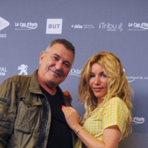 Lola Marois-Bigard et son mari Jean-Marie Bigard - People lors du 15ème Festival "Les Hérault du Cinéma et de la Télé" au Cap d'Agde. Le 19 juin 2018 © Robert Fages / Bestimage