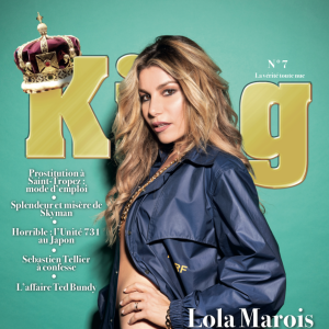 Lola Marois fait la couverture du nouveau numéro du magazine "King"