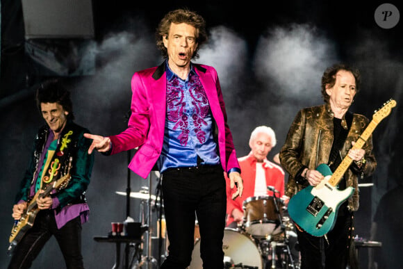Mick Jagger, Keith Richards et les Rolling Stones à Santa Clara. Août 2019.