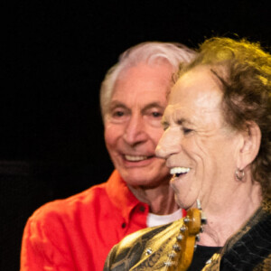 Ronie Wood, Charlie Watts, Keith Richards et les Rolling Stones en concert à Santa Clara. Août 2019.