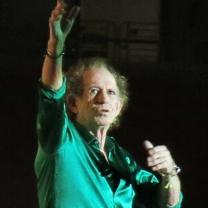 Keith Richards et les Rolling Stones en concert à Phoenix. Août 2019.