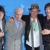 Ronie Woods, Charlie Watts, Keith Richards et Mick Jagger à Berlin en 2008.