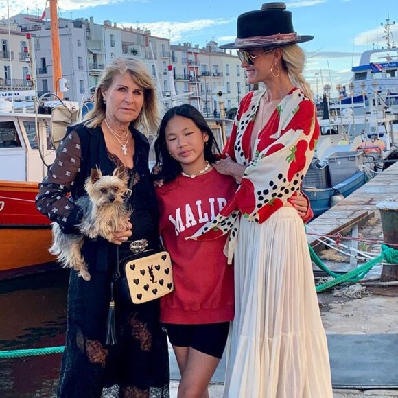 Laeticia Hallyday a passé quelques jours dans l'Hérault, la région de son enfance, en famille. Juillet 2020.