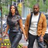 Kim Kardashian et Kanye West vont déjeuner au Milos, à New York, le 25 octobre 2019.