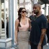 Kim Kardashian et Kanye West à l'Avenue, à Paris, le 19 mai 2014.