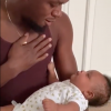 Usain Bolt et sa fille Olympia Lightning Bolt. Août 2020.