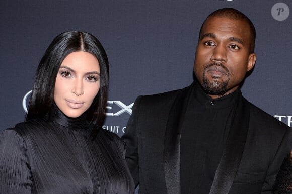 Kim Kardashian et Kanye West le 24 janvier 2015 à Washington DC. 