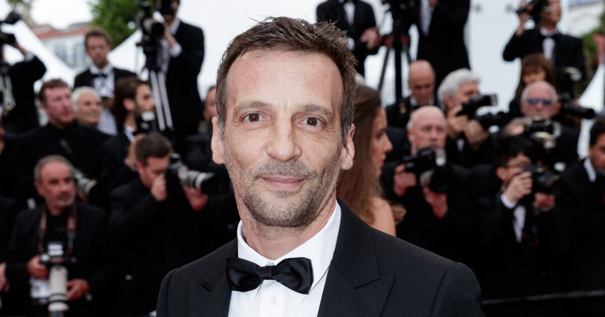 Mathieu Kassovitz et sa fille Carmen à l'école Decroly. 2…