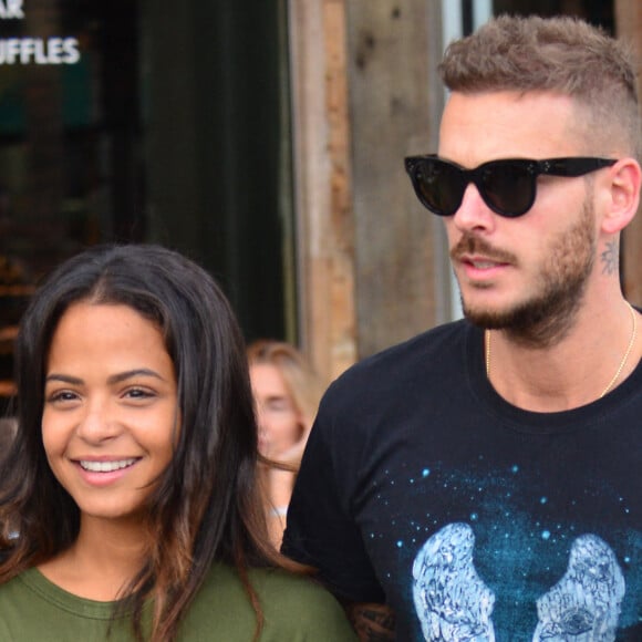 Christina Milian et Matt Pokora à Los Angeles, le 15 novembre 2018. 