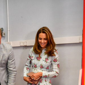 Le prince William et la duchesse Catherine de Cambridge ont fait une partie de Down the Clown pendant leur visite le 5 août 2020 à Barry Island, au Pays de Galles.