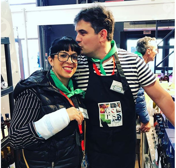 Pierre et Frédérique de "L'amour est dans le pré" complices au Salon de l'agriculture - Instagram, 24 février 2019