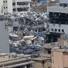 Illustration de Beyrouth dévastée, après les deux explosions survenues dans le port de la ville le 4 août, et ayant plus de 130 morts et 5000 blessés. Le 6 août 2020 © Imago / Panoramic / Bestimage 