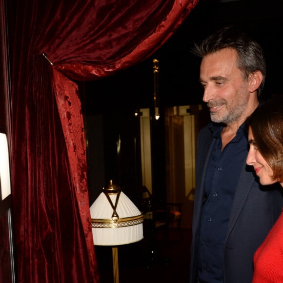 Alessandra Sublet et son mari Clément Miserez - Soirée d'inauguration de l'Hôtel Fouquet's Barrière à Paris le 14 septembre 2017. © Rachid Bellak/Bestimage