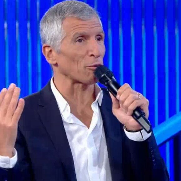 Sophie dans "N'oubliez pas les paroles" face à Nagui, le 10 août 2020, sur France 2