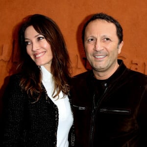 Mareva Galanter et son compagnon Arthur (Jacques Essebag) - People au village des internationaux de France de tennis à Roland Garros à Paris 5 juin 2016. © Dominique Jacovides / Bestimage