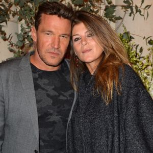 Benjamin Castaldi et sa femme Aurore Aleman - Inauguration du nouvel hôtel 5 parisien au coeur du Triangle d'Or "Les Jardins du Faubourg" à Paris le 10 septembre 2019.© Veeren/Bestimage