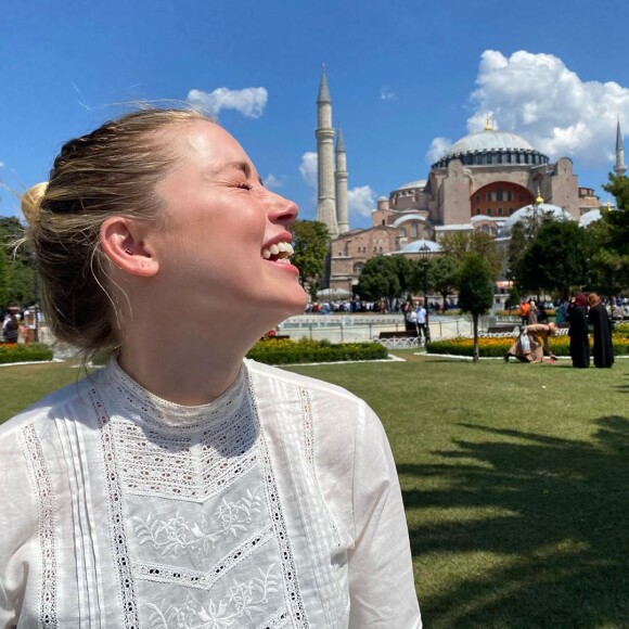 Amber Heard en vacances en Turquie.