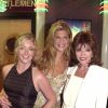 Jane Krakowski, Kristen Johnston et Joan Collins - Première du film "Les Pierrafeu à Rock Vegas". Londres. @Alpha Agency / BestImage