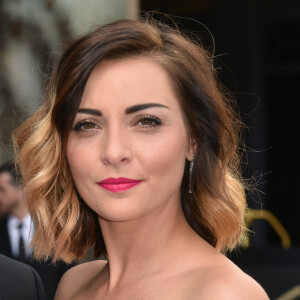 Priscilla Betti à la sortie de l'hôtel Majestic pendant le 70e Festival International du film de Cannes, France, le 18 mai 2017. © Giancarlo Gorassini/Bestimage