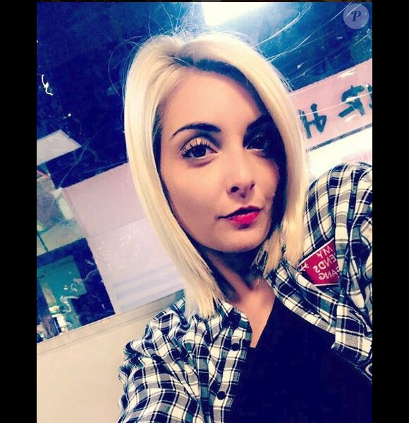 Priscilla Betti blonde, Instagram, octobre 2017.