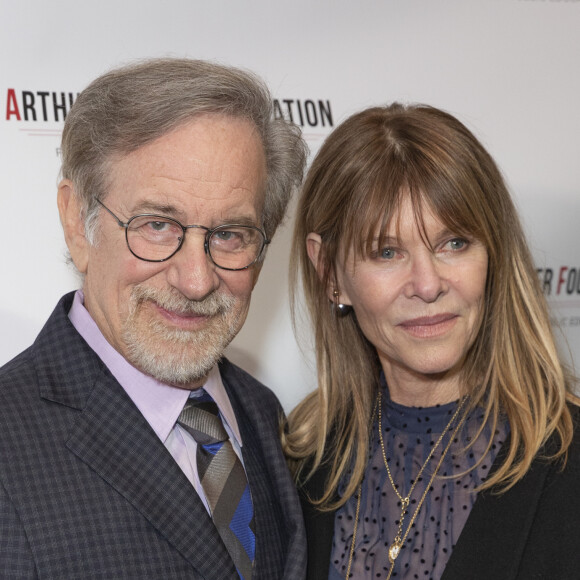 Steven Spielberg et sa femme Kate Capshaw - People à la soirée de gala "2018 Arthur Miller Foundation Honors" à New York. Le 22 octobre 2018.