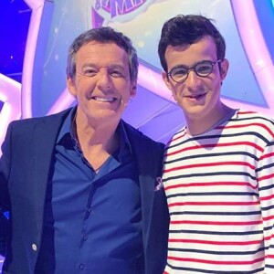 Jean-Luc Reichmann avec Paul et sa famille, dans "Les 12 Coups de midi", le 22 mai 2019