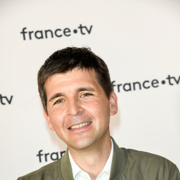 Thomas Sotto au photocall de la conférence de presse de France 2 au théâtre Marigny à Paris le 18 juin 2019 © Coadic Guirec / Bestimage