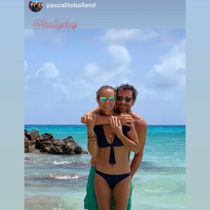 Laeticia Hallyday et son compagnon Pascal Balland sur Instagram, le 28 août 2020.