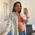 Jade Leboeuf, enceinte. Avril 2020.