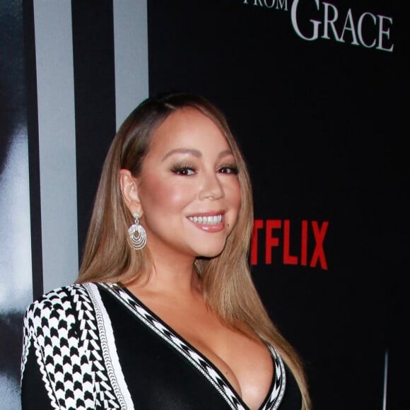 Mariah Carey lors de la première du film "A Fall From Grace? au cinéma Metrograph à New York City, New York, etats-Unis, le 13 janvier 2020.