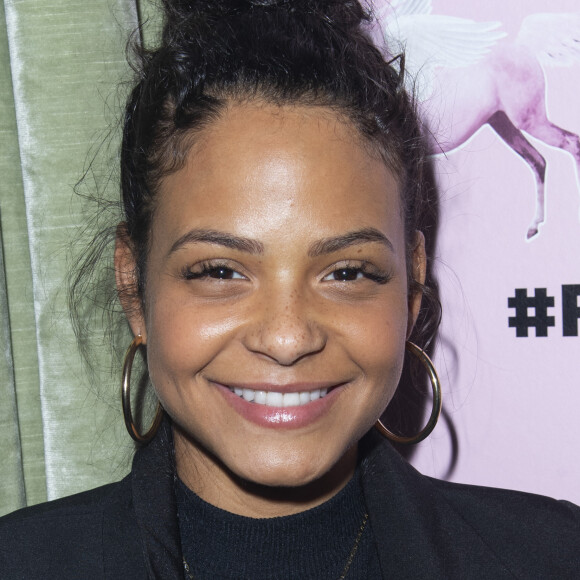 Exclusif - Christina Milian lors de l'ouverture du tout nouveau showroom parisien PrettyLittleThing parrainée par Sananas, rue Saint-Florentin dans le 8ème arrondissement de Paris, France, le 3 mars 2020, en marge de la semaine de la mode de Paris. © Pierre Perusseau/Bestimage 