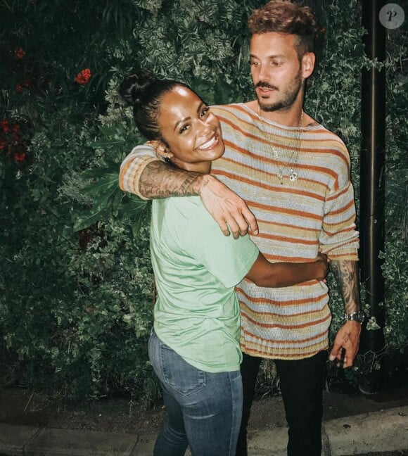 Christina Milian et M. Pokora prennent la pose sur Instagram.