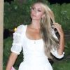 Paris Hilton est allée dîner au restaurant Nobu dans le quartier de Malibu à Los Angeles pendant l'épidémie de coronavirus (Covid-19), le 29 août 2020.