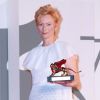 Tilda Swinton récompensée d'un Lion d'or pour l'ensemble de sa carrière - Cérémonie d'ouverture de la Mostra de Venise le 2 septembre 2020.