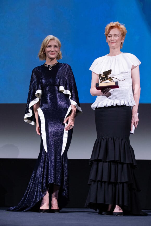 Tilda Swinton et Cate Blanchett - Cérémonie d'ouverture de la Mostra de Venise, septembre 2020.