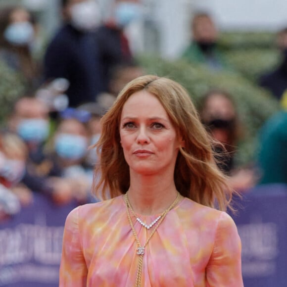 Vanessa Paradis, présidente du jury - Red carpet de la cérémonie d'ouverture du 46ème Festival du Cinéma Américain de Deauville. Le 4 septembre 2020 © Oliver Borde / Bestimage