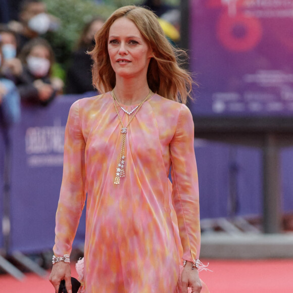 Vanessa Paradis, présidente du jury - Red carpet de la cérémonie d'ouverture du 46ème Festival du Cinéma Américain de Deauville. Le 4 septembre 2020 © Oliver Borde / Bestimage
